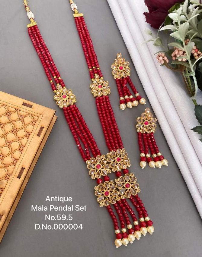 595 AN Designer Antique Mala Pendant Wholesale Price In Surat
